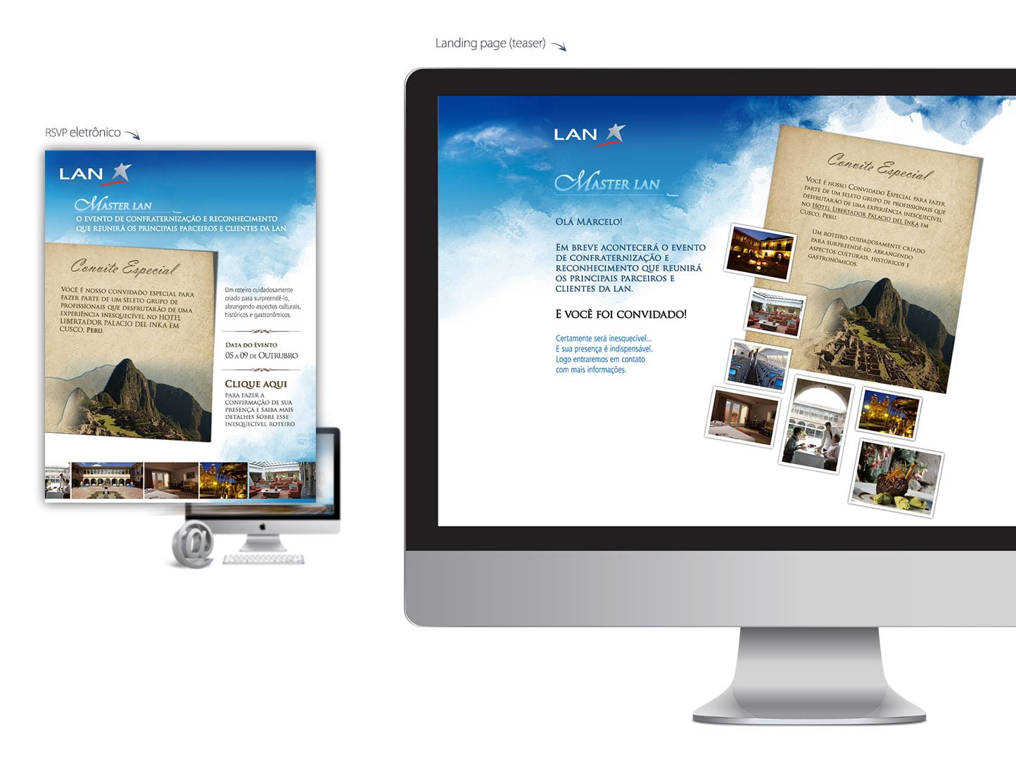 Landing page evento LAN