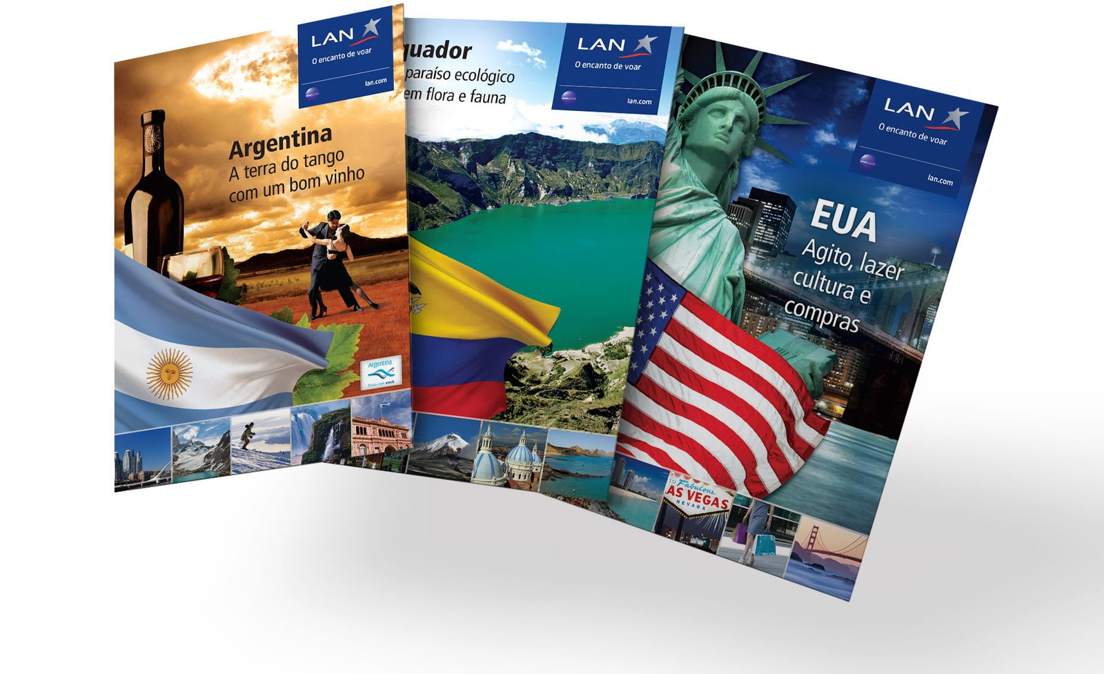 Divulgação de Destinos LAN Linhas Aéreas