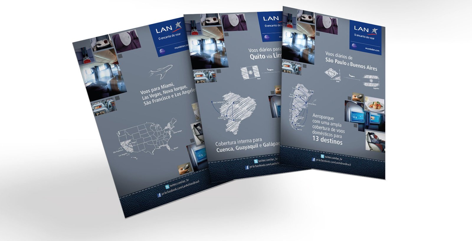 Divulgação de Destinos LAN Linhas Aéreas