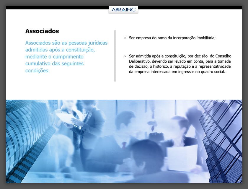 Apresentação Institucional Associacao Abrainc