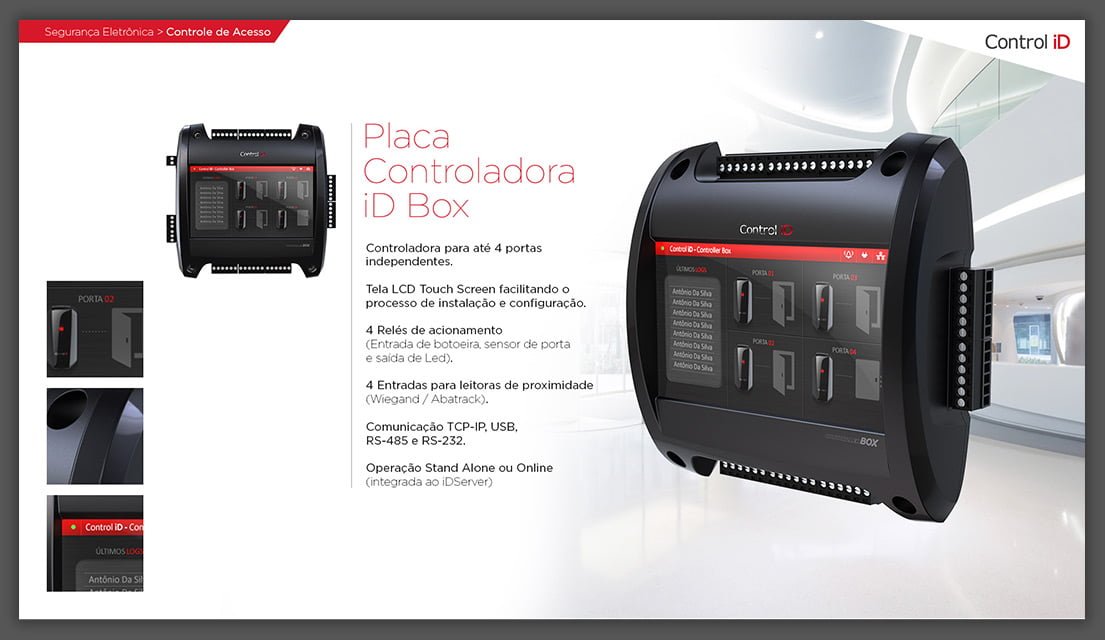 Portfolio de Produtos Control iD