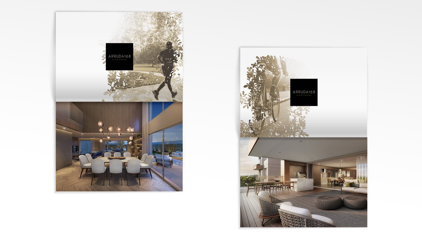 Material de venda do empreendimento Arruda Botelho 168