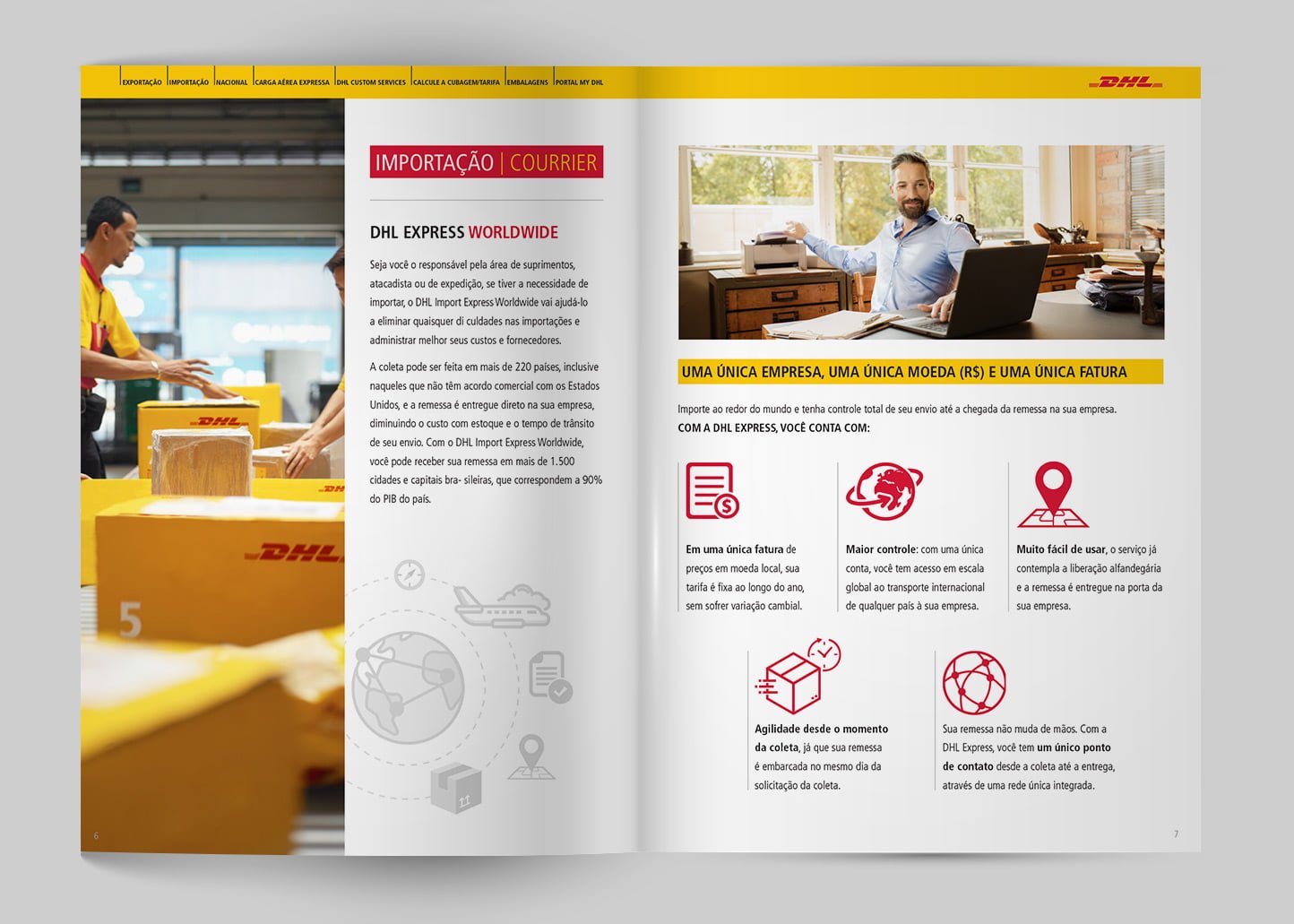 Portfolio de Produtos DHL (Catálogo)