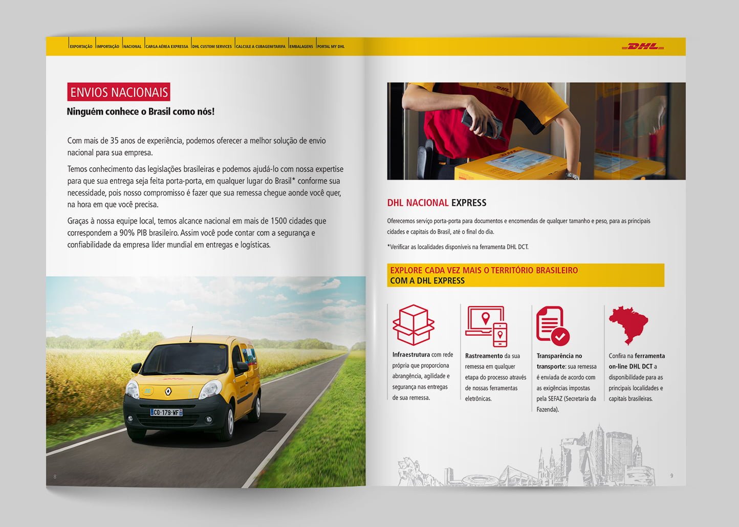 Portfolio de Produtos DHL (Catálogo)