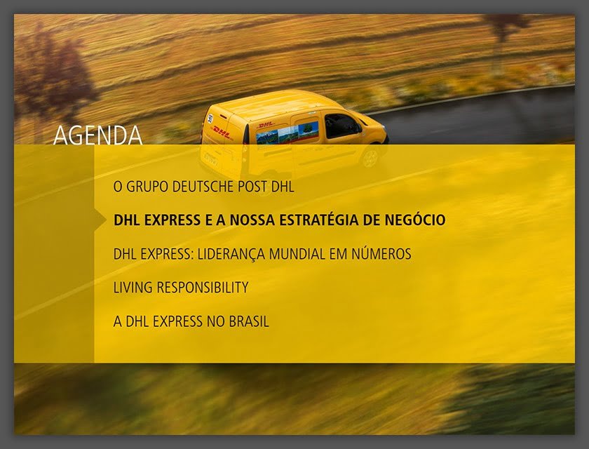 Apresentação de Vendas DHL Express